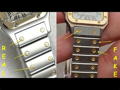 fake cartier watch vs real|cartier watch authenticity check.